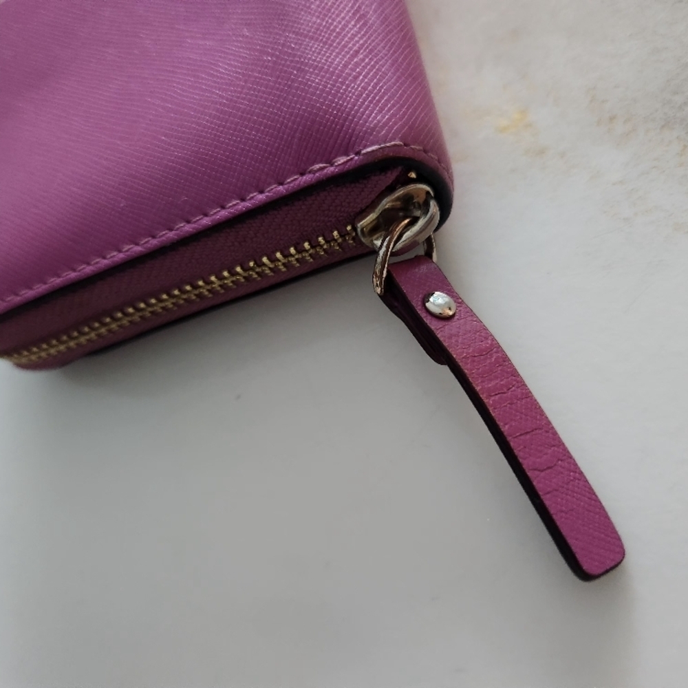 Kate Spade Purple pink Women's zip wallet - Picture 6 of 13
